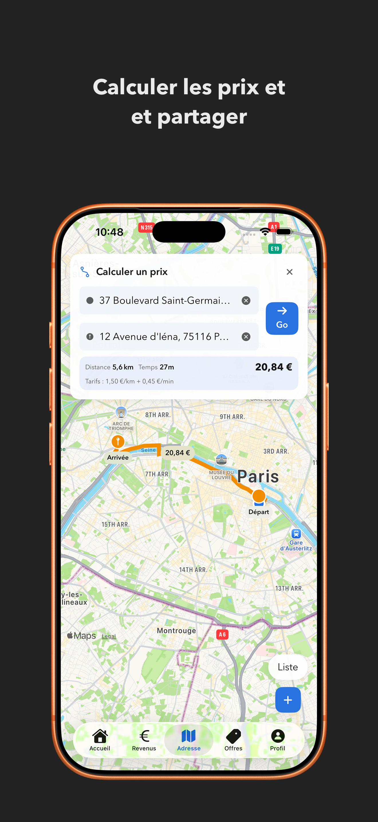 Capture of the stroke estimation screen of VTC PRO